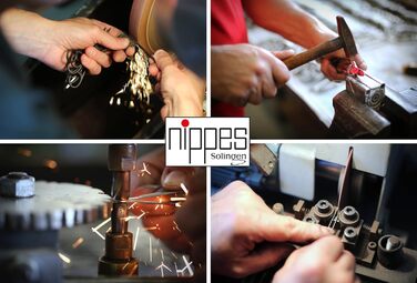 Набір для манікюру та педикюру Nippes Solingen Premium Line (7 предметів) у шкіряному чохлі, нержавіюча сталь, виготовлено в Німеччині