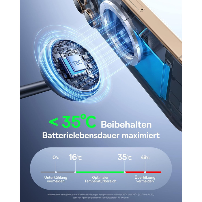 Baseus EnerFill 3-в-1 Бездротова Зарядка з Охолодженням TEC, 22.5W, для Apple Watch, iPhone 16/15/14/13/12 Pro Max, AirPods, з 45W Швидкою Зарядкою