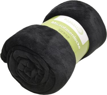 Плед Beautissu Aurelia: м'який флісовий плед 150x200 см, зелений. Ідеально для дивану та ліжка. З м'якої мікрофібри. Плед-накидка, теплий плед для дому.