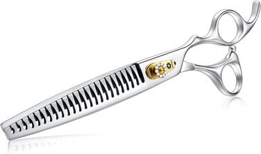 Професійна собача шерсть ножиці Dream Reach 8 дюймів - ножиці для грумінгу собак та котів з ергономічною ручкою, з високоякісної сталі 440C, з регульованим болтом