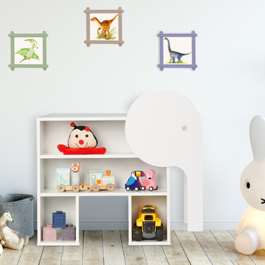 Relaxdays Children's Shelf Elephant