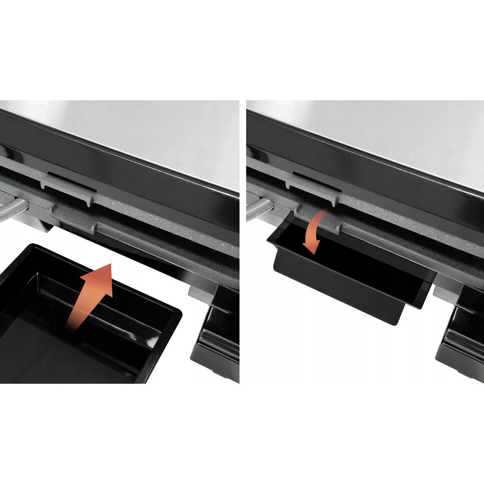 Електричний розкладний гриль Mozano Grill Chef, чорний, 2200 Вт, великий