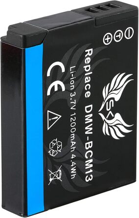 Запасний акумулятор 2x 1200mAh для Panasonic Lumix DMC-FT5 TZ40 TZ41 TZ55 TZ61 TZ71 ZS30 + зарядний пристрій (2 шт. акумулятори + Dual LCD зарядний пристрій)