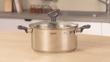 Каструля Tefal Daily Cook G7124614, нержавіюча сталь, 5 л, для індукційних плит