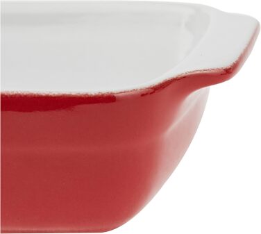 Форма для запікання Crealys з керамічними ручками, 25 x 15 x 5 см, колір Полуниця