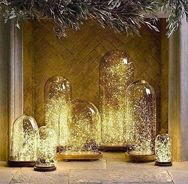 LED гірлянда SALCAR, 1000 світлодіодів, 20м, мідний дріт, 8 режимів, вологостійка, для декору кімнат, ялинок, саду, вечірок, святкування, тепле біле світло