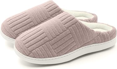 Зручні домашні тапочки з меморі-піною з бавовни для жінок, 38/39 EU, колір кава