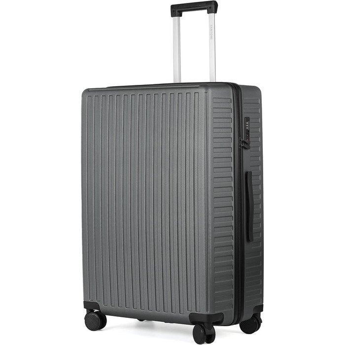 Валіза ручної поклажі TANTOMI з відділенням для ноутбука, 50 см, жорсткий корпус ABS, легка, з 4 колесами на 360°, TSA-замок (світло-темно-зелений, 41 л)