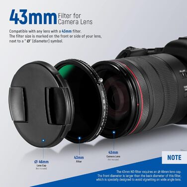 ND-фільтр Neewer 82mm 2-в-1 (ND2-ND32) + CPL (поляризаційний) - HD скло, нанопокриття, водонепроникний, стійкий до подряпин