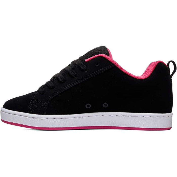Кросівки DC Shoes Court Graffik для жінок, чорно-рожеві, розмір 40.5 EU
