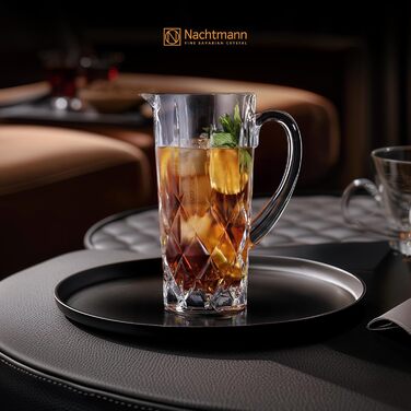 Nachtmann Glass Pitcher, 1190 ml, Noblesse, 101969, Water Pitcher made of Crystal Glass, Dishwasher Safe, Made in Germany