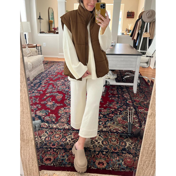 Жіноча тепла куртка-пуховик кроп-моделі з кишенями, чорна (XXL, Коричневий)