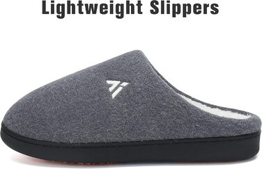 Тапочки жіночі зимові Mishansha Herren з піною пам'яті, антиковзкі, розмір 36-49 (темно-сірий, 37 EU)