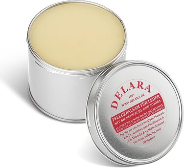 DELARA Leather Balsam with Jojoba and Beeswax, 500 ml - Made in Germany
