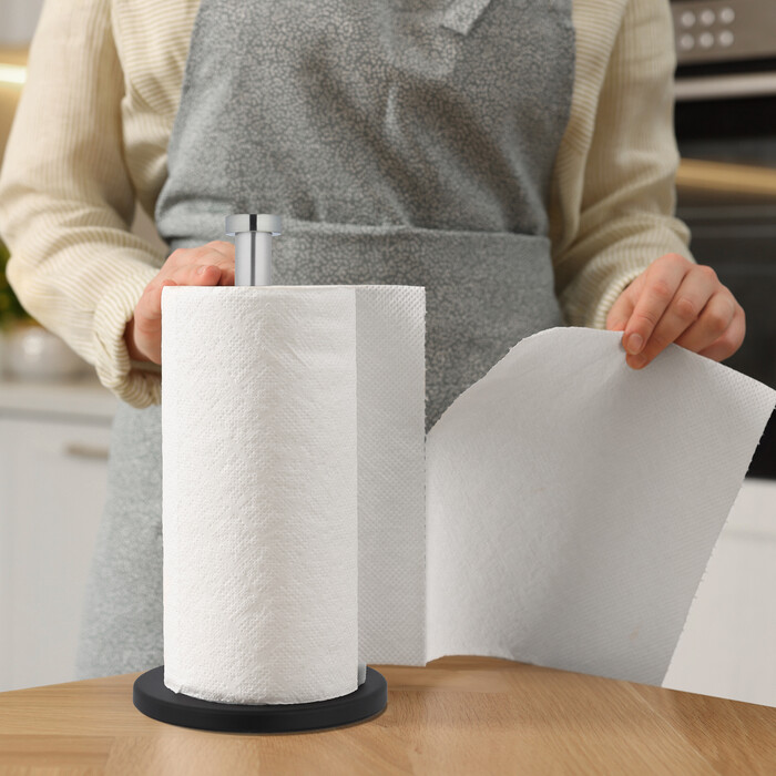 Relaxdays Standing Kitchen Roll Holder