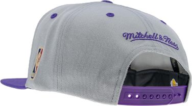 Кепка Mitchell & Ness NBA Lakers Snapback сіра/фіолетова, універсальний розмір