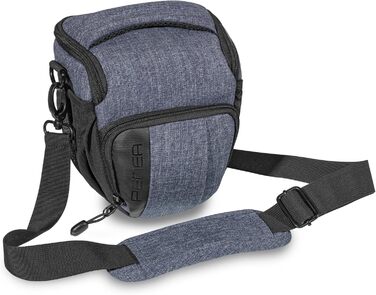 Сумка для камери Pedea: стильна модель для DSLR/SLR/System Camera з дощовиком, сіра