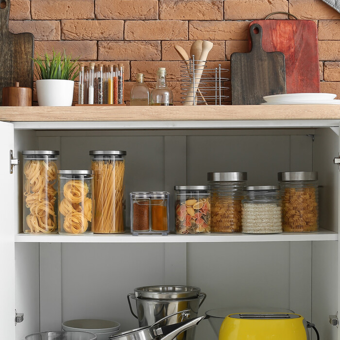 Relaxdays Refrigerator Organizer, Slim with Handle