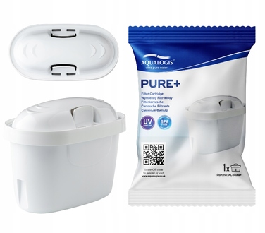 Смінні фільтрувальні картриджі для глека Aqualogis Pure+, 12 шт.
