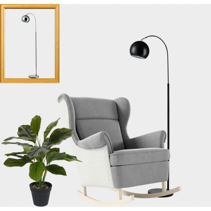 Торшер Krislamp Aura E27 40 Вт, чорний