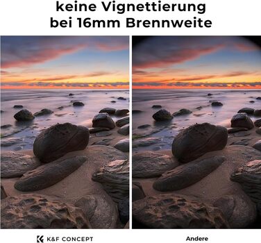 Фільтр ND Variabler K&F Concept 55mm (ND2-ND400) для фотографії пейзажів (Nano-Basic Series) з 3 серветками для чищення