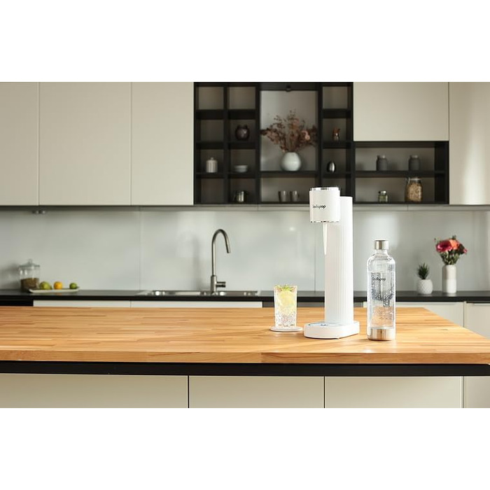 Водопровідна система Sodapop Cooper: стильна та компактна модель (44.9 см, білий, з PET-пляшкою)