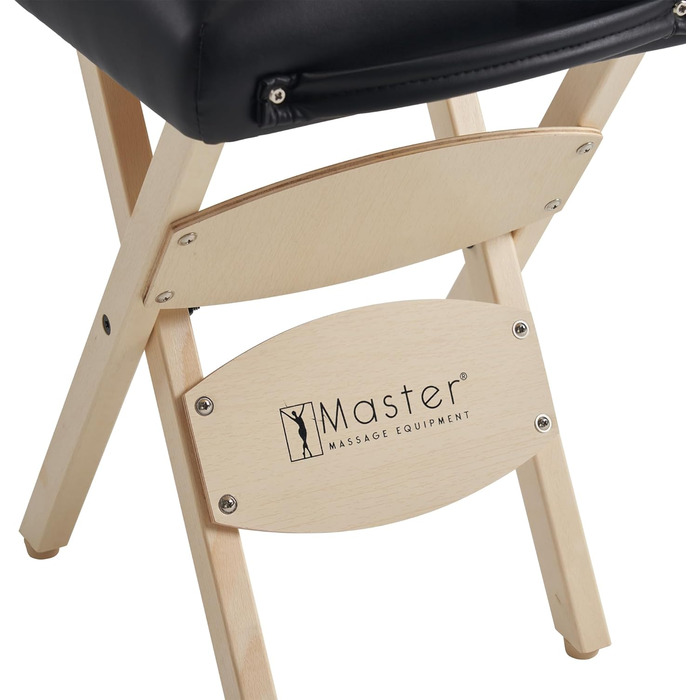 Складаний масажний табурет Master Massage America, чорний, для масажного столу