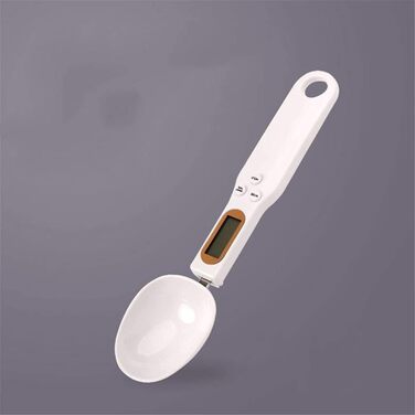 CMBSSTBB Measuring Spoon, Electronic Administration Spoon, Gram Spoon, Measuring Spoon, Soup Spoon, Baking, Household Standard Measuring Spoon, Measuring Cup, Hand Gram Scale, Baby Formula Spoon (white)