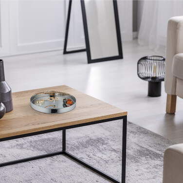 Relaxdays Silver Serving Tray