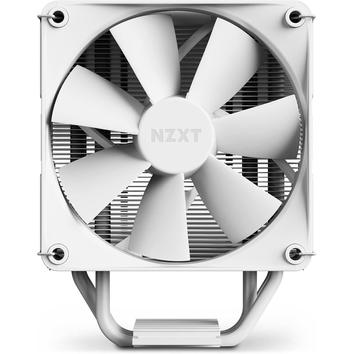 Охолоджувач CPU NZXT T120 - білий, 120мм, 4 теплові трубки, сумісний з Intel/AMD