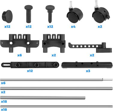 Сушарка для білизни Turm з колесами, складна, 3 рівні, сіра. Компактна сушарка-вежа для дому та вулиці