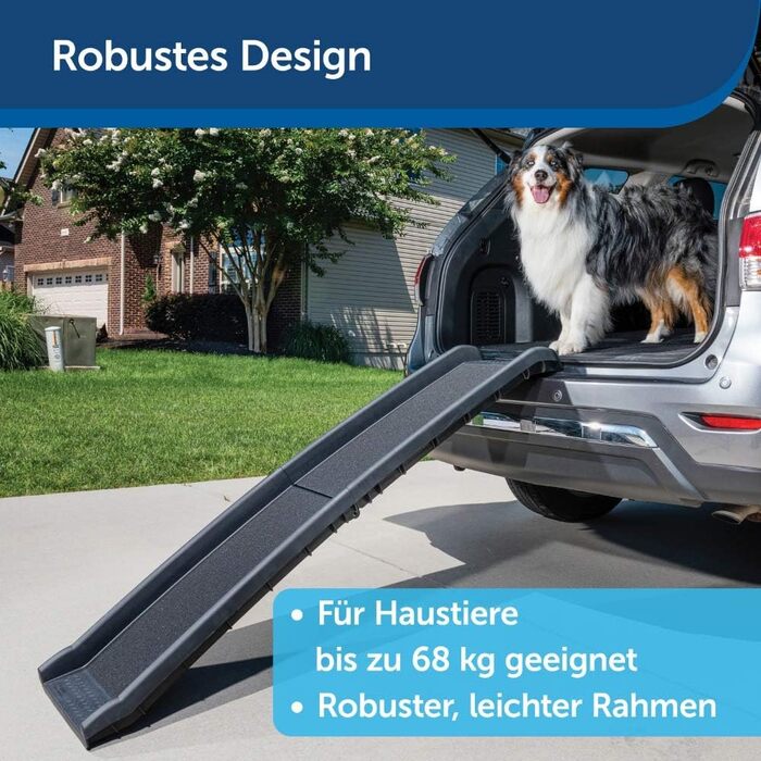 PetSafe Happy Ride Рампа для собак, телескопічна, XL, до 136 кг, нове покоління