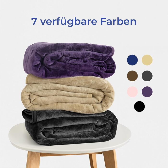 Водонепроникний коврик для собак Dreamzie 63x88 см - для дивана та ліжка - зворотний коврик з Sherpa-флісу - можна прати (Бежевий, L (127 x 152 см))