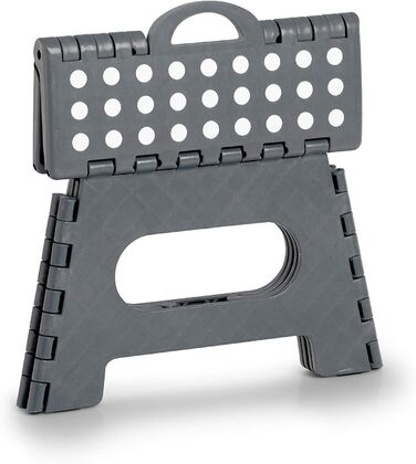 Складний стілець Zeller 13037 Premium: міцний, TÜV-сертифікований, до 150 кг, 35x28x22 см, антрацит