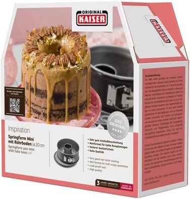 Форма для випічки Kaiser Inspiration Mini Springform 18 см з антипригарним покриттям для аерофритюрниці