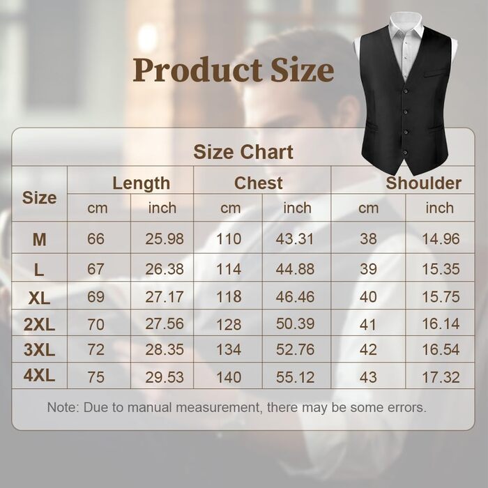 Чоловіча жилетка Casual, костюмна жилетка Regular з кишенями, V-подібний виріз, повноеколірна жилетка, вінтажний стиль, готичний дизайн, костюмний комплект для формальних заходів, весілля, вечірок, дружби, бізнесу.