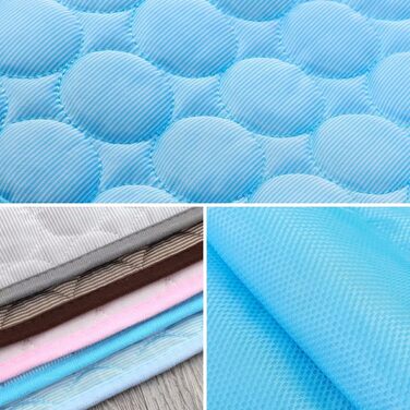 Килимок охолоджуючий для собак та котів, самоохолоджуючий, 70x100 см, колір кава