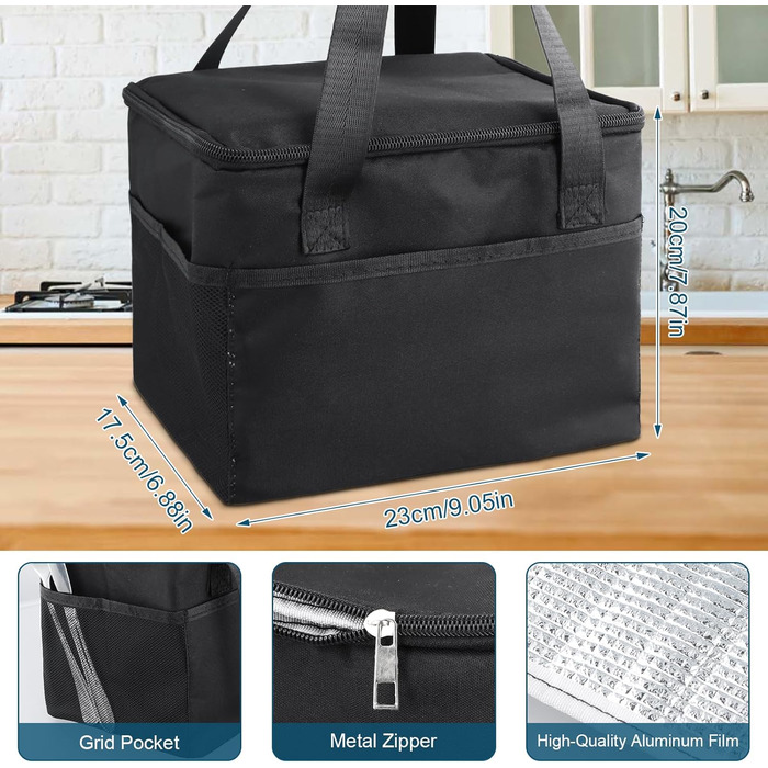 Ланчбокс 3 в 1 з відділеннями, Бенто-бокс 2800мл з сумкою, вилка та ложка, багаторівневий, водонепроникний, для дітей та дорослих, BPA Free, підходить для мікрохвильової печі (зелений)