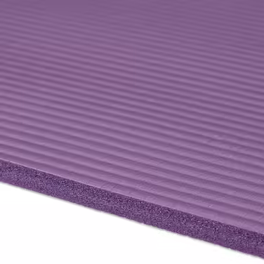 Relaxdays Yoga Mat, 1 cm thick, solid color