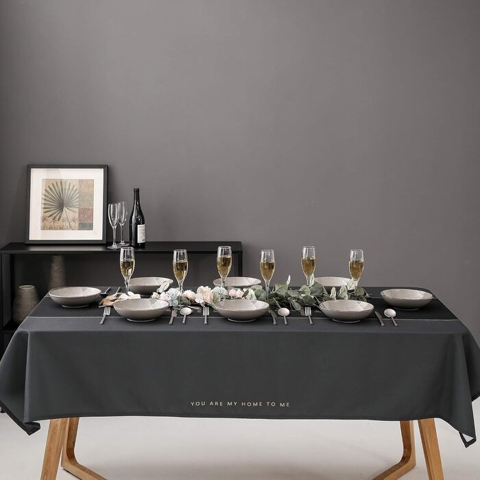 Набір посуду Vancasso NAVIA, 16 предметів, кераміка, для 4 осіб, розпис, тарілки, миски, чашки, помаранчевий (8 предметів, сірий)