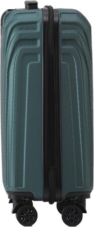 Чемодан BEIBYE з жорсткою обшивкою, TSA-замок, розширюваний, 55 см (Темно-зелений)