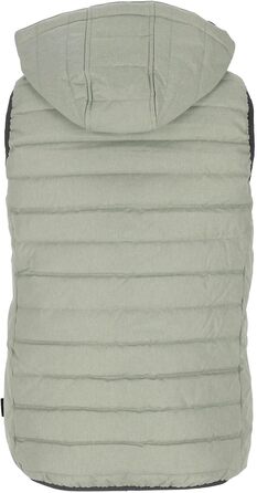 Степлена жилетка Blue Wave Nathalie з відстібною капюшоном - жіноча жилетка з ефектом меланжу (50, schilf)