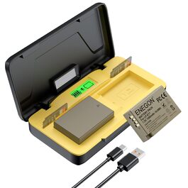 Зарядний пристрій ENEGON LP-E17 20W Dual з 2x акумуляторами 1500mAh для Canon EOS R10, R8, RP, R50, R100 та інших моделей