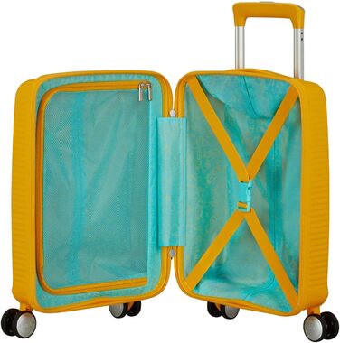 Чемодан American Tourister Hartschalenkoffer 77 см з 4 колесами, TSA-замок, розширюваний, легкий, 97/110 л, чорний (Bass Black)