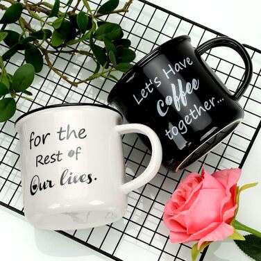 Stylish coffee mugs with 