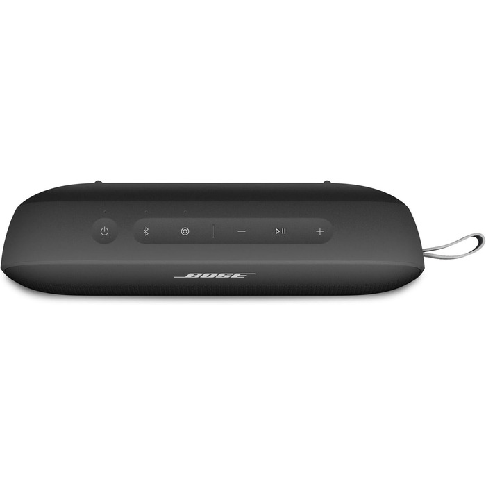 Портативна Bluetooth колонка Bose SoundLink Flex (2-ге покоління), водонепроникна, пилонепроникна, з природним звучанням, до 12 годин роботи від акумулятора, чорна