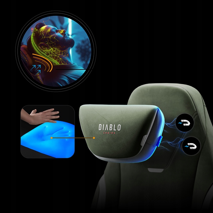 Ігрове крісло Diablo Chairs X.EYE PRIME, тканина