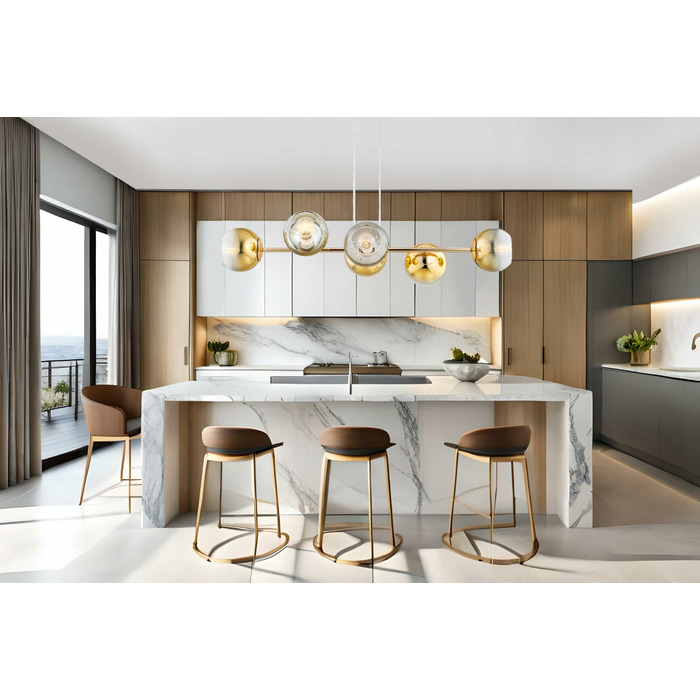 Підвісна люстра Elko-Lighting Astra, 6 точок освітлення, цоколь E27