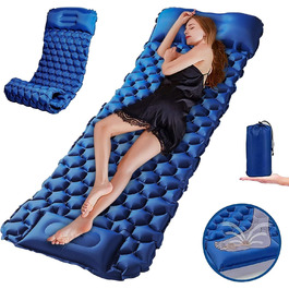 Isomatte Zodight Isomatte Outdoor - самонадувна туристична матрац для кемпінгу, 200см, блакитна