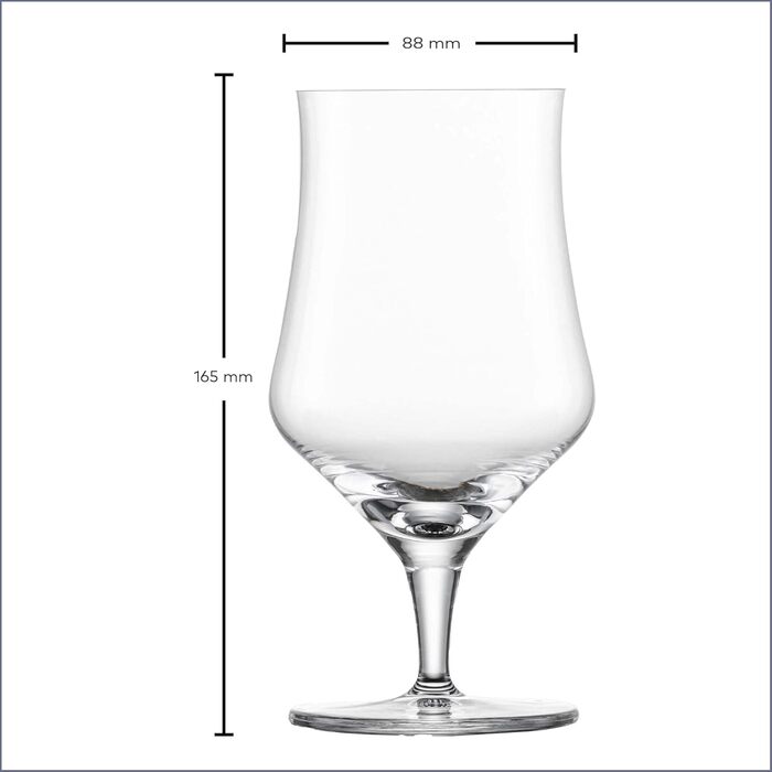 Набір пивних склянок Schott Zwiesel Basic 0.3 л (4 шт), класичні склянки для крафтового пива, Tritan-кристал, Made in Germany